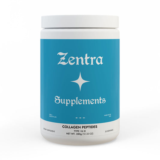 Collagen Peptides Type I & III Supplement (350g, 12.3oz)
